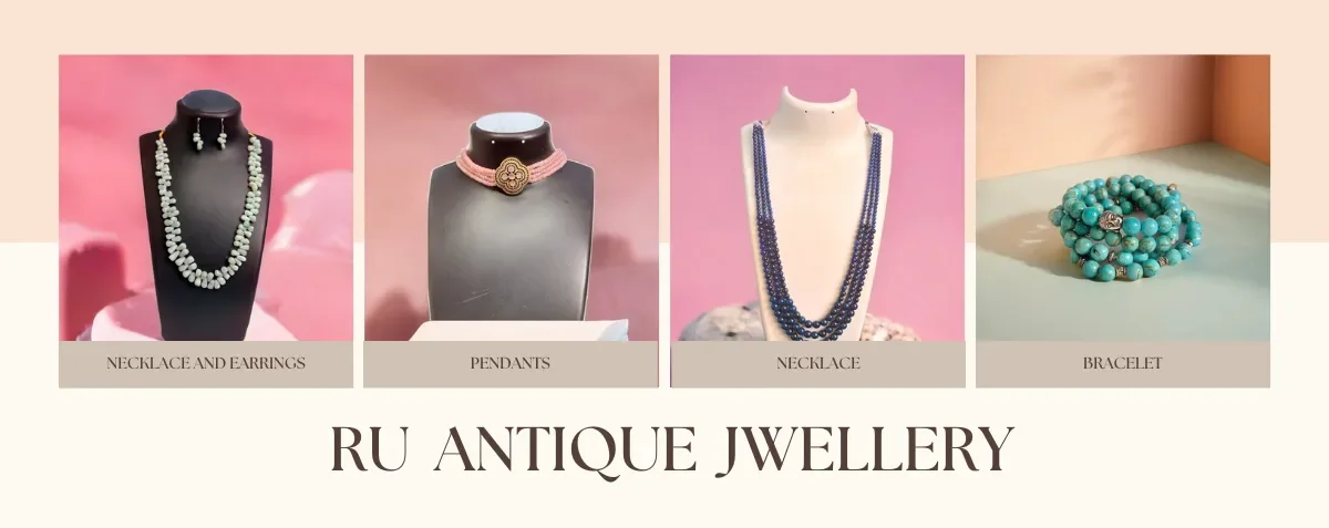 The Ru Antique Jewellery brand and its main product categories